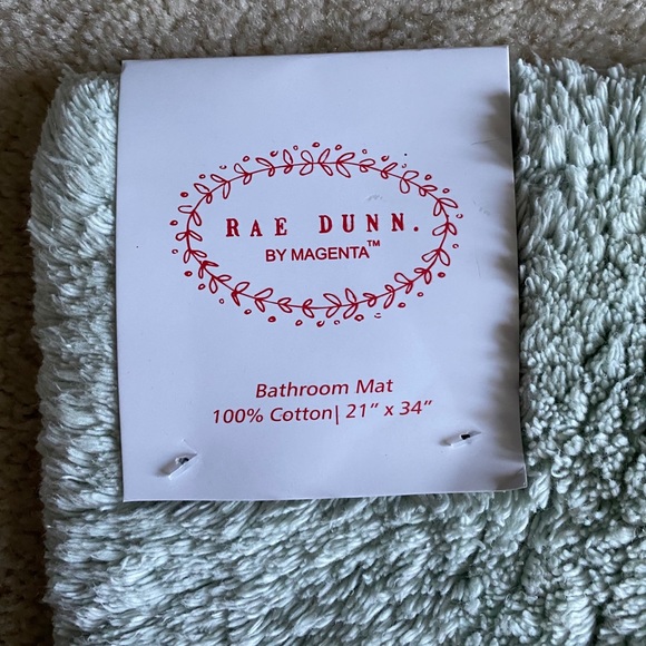 LAST 1 - NEW Rae Dunn bath mat “sweater weather” - Picture 5 of 9